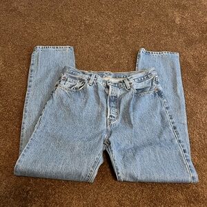 Levi's Light Blue Straight Leg Jeans